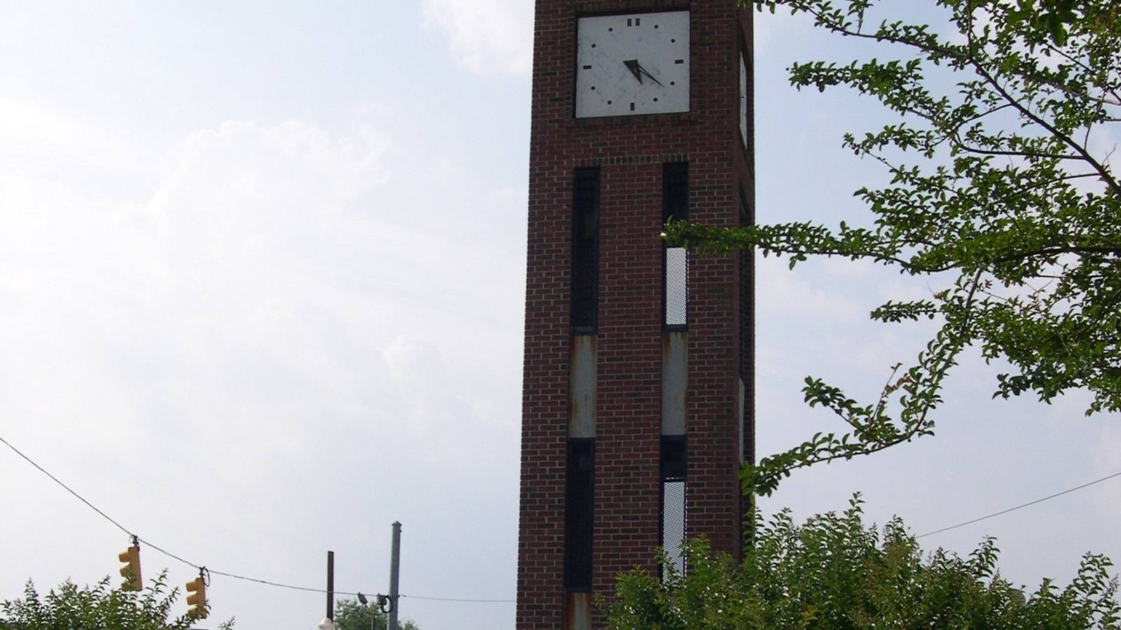 The clocktower in downtown Simpsonville, South Carolina.